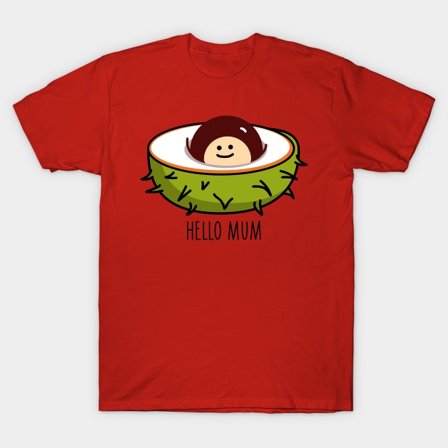 Chestnut baby birth T-Shirt by spontania